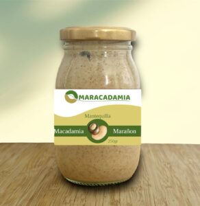 Crema de marañón y macadamia, un snack saludable y delicioso.