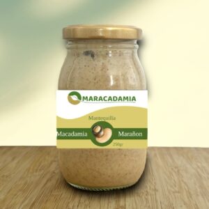 Crema de marañón y macadamia, un snack saludable y delicioso.